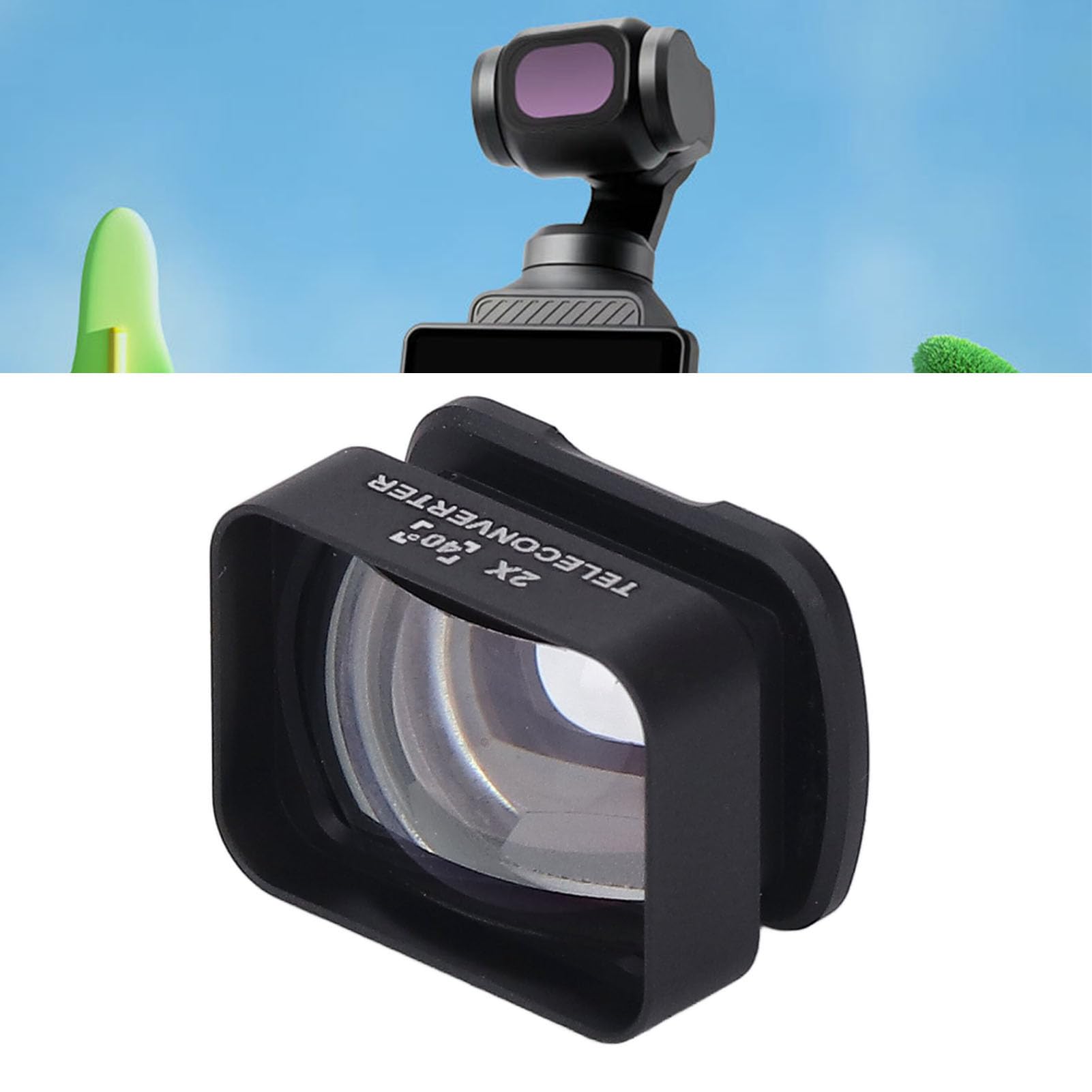 Amazon.co.jp: ポケット3カメラ用の2倍の拡大望遠レンズ、2xズーム